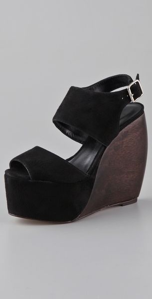  Estrella Suede Platform Sandals 