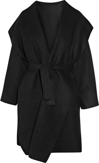 Bottega Veneta Cashmere-felt Wrap Coat - Lyst