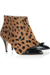 Charlotte Olympia Myrtle Calf Hair Ankle Boots