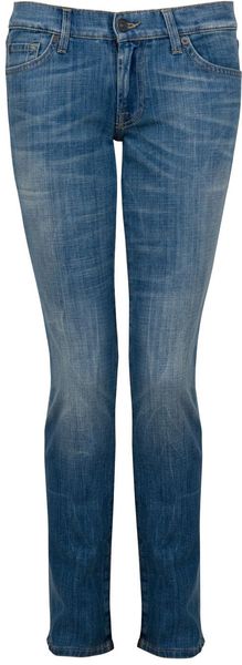 7 For All Mankind Roxanne Classic Skinny - Lyst