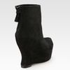 Alice + Olivia Java Suede Wedge Ankle Boots in Black - Lyst
