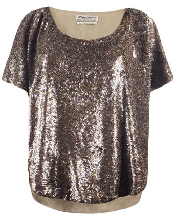 AllSaints Velutina Tee - Lyst