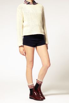 ASOS Collection Asos Fairisle Knit Knee High Socks - Lyst