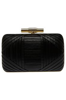 Eastland Woven Leather Box Clutch - Lyst