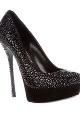 Gianmarco Lorenzi Crystal Embellished Pump