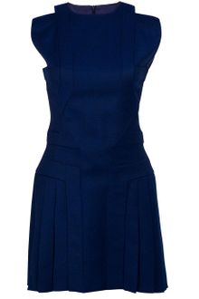 Hakaan Wool Mini Pleat Dress - Lyst