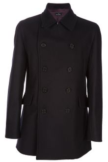 PS by Paul Smith Db Pea Coat - Lyst