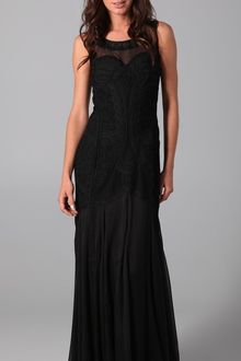 Temperley London Long Fan Lace Dress - Lyst