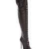 Valentino Long Studded Boot in Black - Lyst