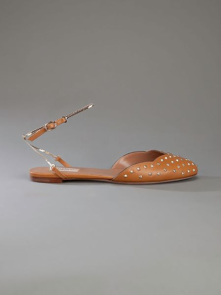 studded valentino flats