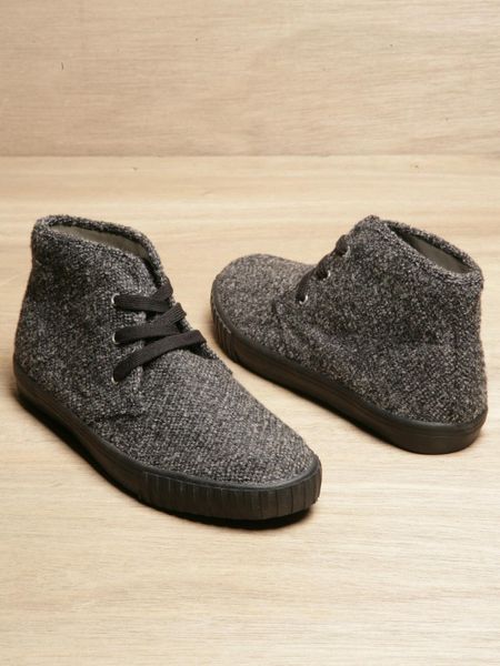 Yohji Yamamoto Yohji Yamamoto Mens Chukka Sneaker in Gray for Men (navy) - Lyst