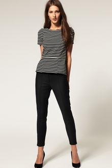 ASOS Collection Asos Super Skinny Tailored Trouser with Pintuck Front - Lyst