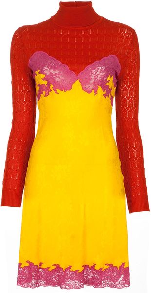 Christian Dior Archive Long-sleeved Dress - Lyst