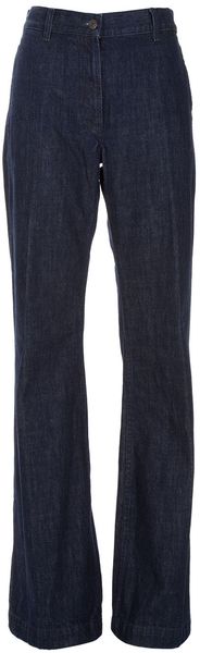 Dries Van Noten Wide Leg Jean - Lyst