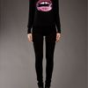 Markus Lupfer Lara Lip Sequin Jumper in Black - Lyst