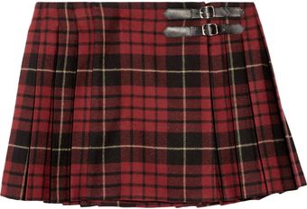 McQ by Alexander McQueen Wool Tartan Mini Kilt - Lyst