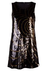 Rachel Zoe Flower Sequin Dress