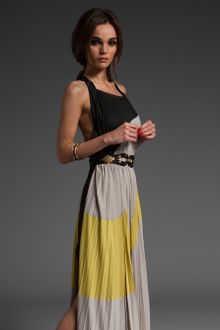 BCBGMAXAZRIA Runway Printed Maxi Dress - Lyst