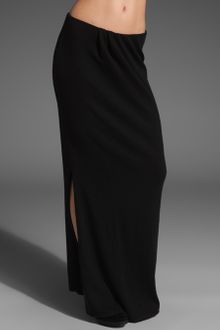 Dolan Pleat Front Maxi Skirt - Lyst