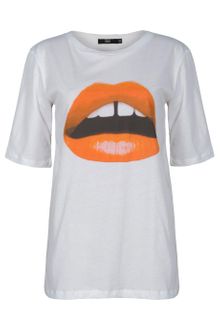 Markus Lupfer Lara Lip Tee - Lyst