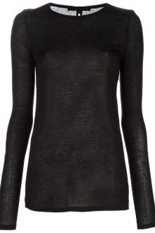 Victoria Beckham Sheer Top - Lyst