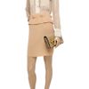 Alberta Ferretti Pleated Silkchiffon Blouse in Pink (blush) - Lyst
