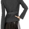 Alberta Ferretti Woolblend Jacket in Gray - Lyst