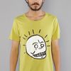 Cheap Monday The Bruce Marker Skull Tee in Lime in Yellow for Men (lime) - Lyst