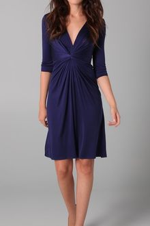 Issa Deep V Neck Dress - Lyst