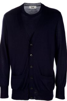 Acne Double Layered Cardigan - Lyst