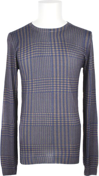 Christopher Kane Long Sleeves Fine and Soft Cashmere Knit Sweater in Gray for Men - Lyst