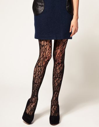 Falke Lace Net Tights - Lyst