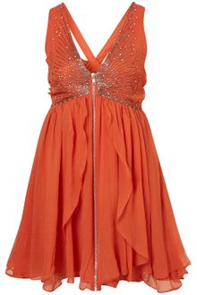 Topshop Scatter Beaded Babydoll Dress By Dress Up - Lyst