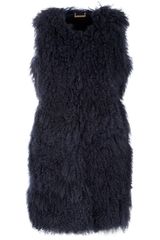Diane Von Furstenberg Mongolia Shearling Gilet