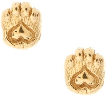 Zoe & Morgan Cat Paw Earrings - Lyst