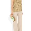 Chloé Pythonprint Silk Tank in Yellow - Lyst