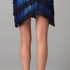 Jen Kao Fringe Skirt in Blue - Lyst
