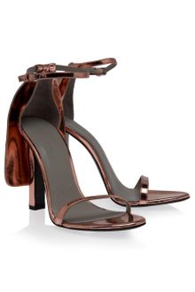 Alexander Wang Fabianna Blush Metallic Sandal - Lyst