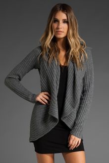 Autumn Cashmere Classic Rib Drape Coat - Lyst