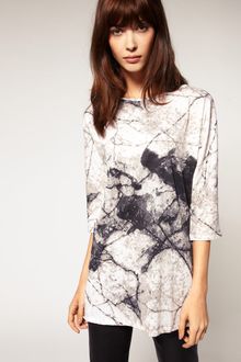 Selected /femme Selected Printed Tee - Lyst