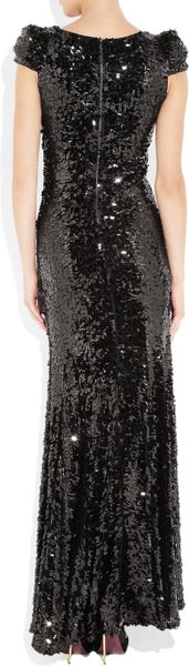 rachel gilbert black gown