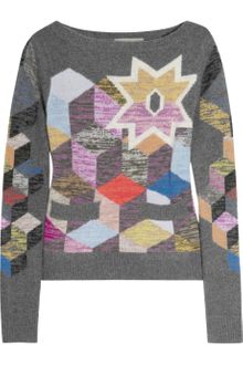Preen Cube Intarsia Cashmere Sweater - Lyst