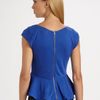 Alice + Olivia Ella Peplum Tee in Blue (cobalt) - Lyst