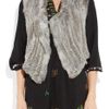 Antik Batik Lippi Tasseled Rabbit Gilet in Gray - Lyst