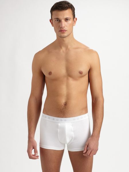 Boss Black Boxer Briefs, 3pack/white, Black, Grey in Gray for Men - Lyst