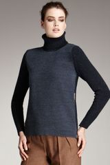 Fendi Two-tone Turtleneck Sweater