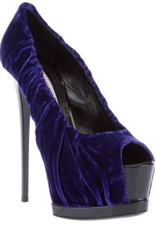 Gianmarco Lorenzi Peep Toe Platform - Lyst