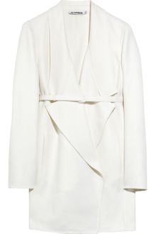 Jil Sander Belted Cashmere Coat - Lyst