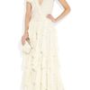 Matthew Williamson Backless Silkchiffon Gown in White (ivory) - Lyst