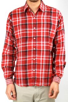 Oliver Spencer Contrast Cuff Shirt - Otis Red - Lyst